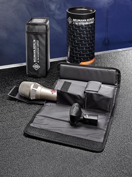 Neumann KMS 105 Handheld Supercardioid Condenser Microphone, Nickel, Accessories