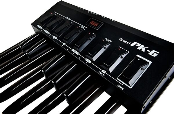 Roland PK-6 Dynamic MIDI Foot Pedal, Angle Closeup