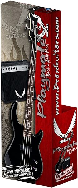 Dean Edge E09 Playmate Bass Guitar Package, Package