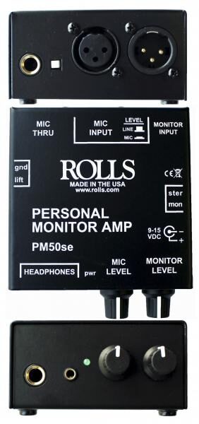 Rolls PM50se Personal Monitor Amplifier System, Main