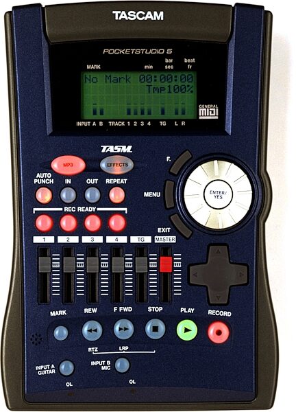 TASCAM PS5 Pocketstudio5 4-Track Recorder, Main
