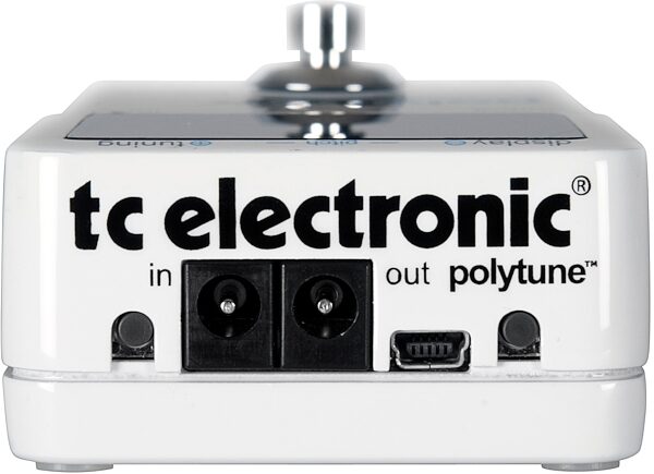 TC Electronic PolyTune Poly-Chromatic Pedal Tuner, Rear