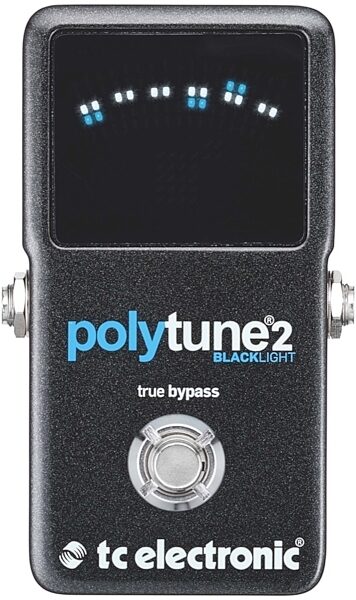 TC Electronic PolyTune 2 Polyphonic Blacklight Tuner Pedal, Top