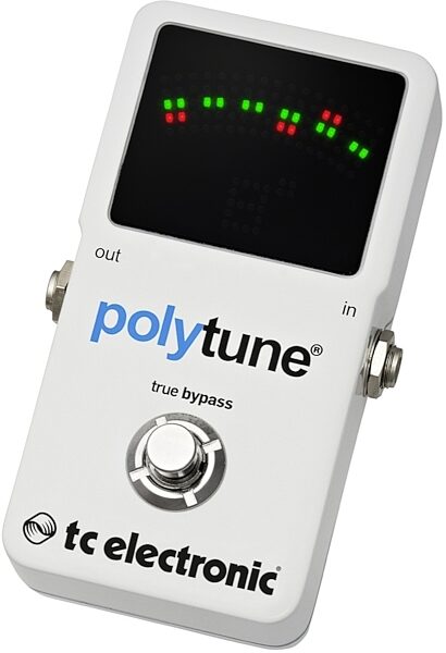 TC Electronic PolyTune 2 Polyphonic Tuner Pedal, Angle