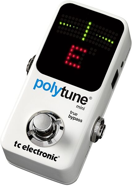 TC Electronic PolyTune Mini Guitar and Bass Tuner Pedal, Chromatic Mode