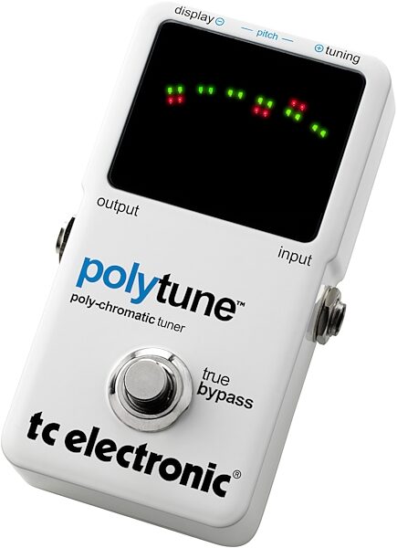 TC Electronic PolyTune Poly-Chromatic Pedal Tuner, Polyphonic Tuning