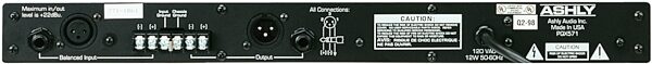 Ashly PQX571 Mono 7-Band Parametric EQ, Back