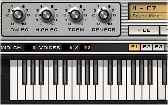 Native Instruments Elektrik Piano Soft Synth (Macintosh and Windows), Effects and Presets