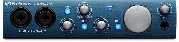 PreSonus AudioBox iTwo Studio Bundle Recording Package, Front