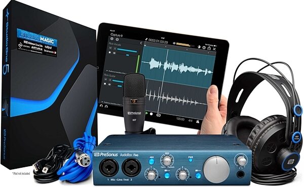 PreSonus AudioBox iTwo Studio Bundle Recording Package, New, Main