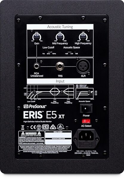 PreSonus Eris E5 XT Active Studio Monitor, Single Speaker, AlternateView