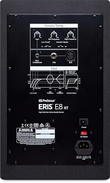 PreSonus Eris E8 XT Active Studio Monitor, Single Speaker, AlternateView