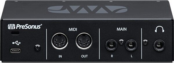 PreSonus Revelator io24 USB-C Audio Interface, New, Rear detail Back