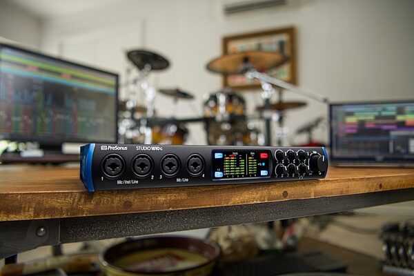 PreSonus Studio 1810C USB-C Audio MIDI Interface, New, Detail Front