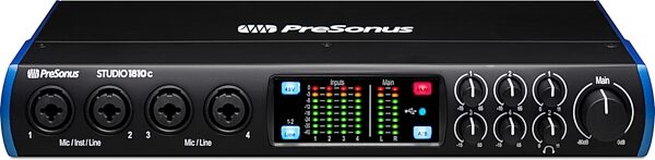 PreSonus Studio 1810C USB-C Audio MIDI Interface, New, Main