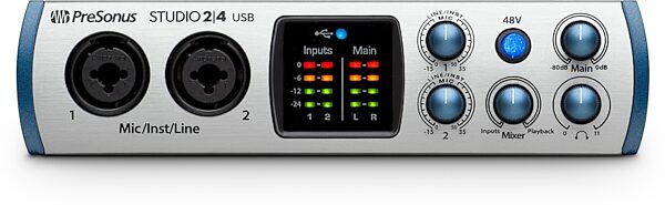 PreSonus Studio 2|4 2x2 USB Audio Interface, Main