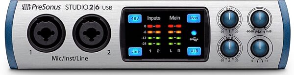 PreSonus Studio 2|6 USB Audio Interface, Main