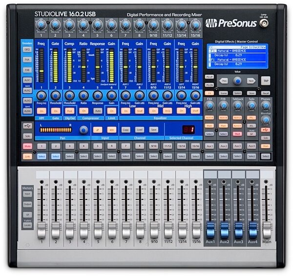 PreSonus StudioLive 16.0.2 USB Digital Mixer, 16-Channel, New, Main