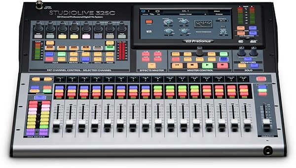 PreSonus StudioLive 32SC 32-Channel Digital Mixer, New, Detail Front