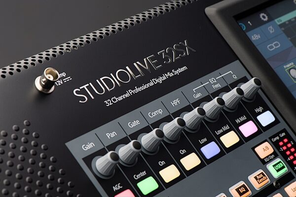 PreSonus StudioLive 32SX 32-Channel Digital Mixer, New, Detail Control Panel