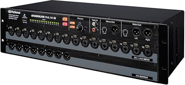 PreSonus StudioLive RML16AI Digital Mixer, 16-Channel, Left