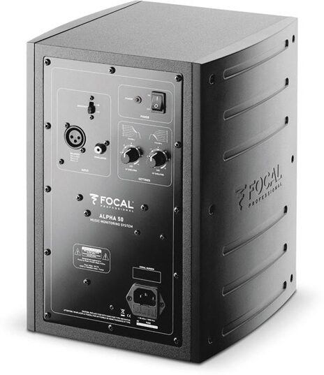 Focal Alpha 50 Powered Studio Monitor, Main Back