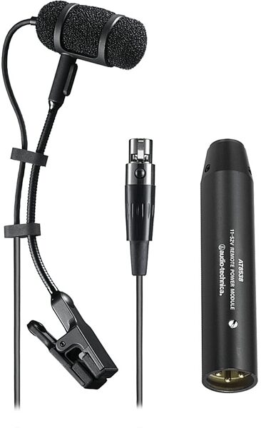 Audio-Technica PRO35 Cardioid Condenser Clip-on Instrument Microphone, Wired - XLR power module, Main
