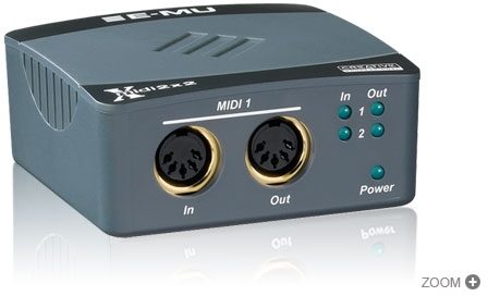 Emu XMIDI 2x2 USB MIDI Interface, Main