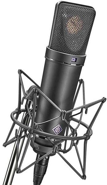 Neumann U 87 Ai Large-Diaphragm Condenser Microphone with Shock Mount, Case and Cable, Black, Main