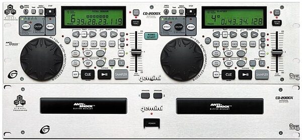 Gemini CD2000X 3U Scratch CD Player with Effects, Main