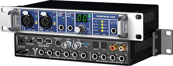 RME Fireface 400 FireWire Audio Interface, Main