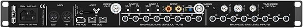 RME Fireface 800 FireWire Audio Interface, Back