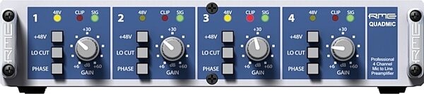 RME QuadMic II Analog Microphone Preamplifier, 4-Channel, New, Main