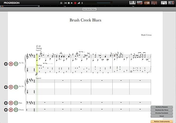 Notion Music Progression 2 Music Software, Screenshot 3