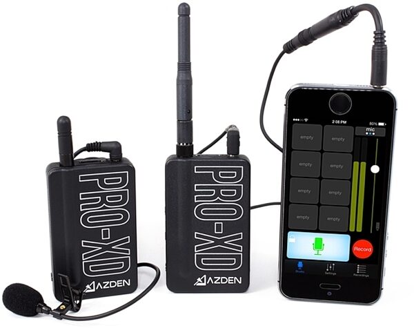 Azden PRO-XD Digital Wireless Lavalier Microphone System, View 2