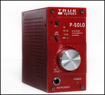 True Systems P-Solo Microphone Preamp, Main
