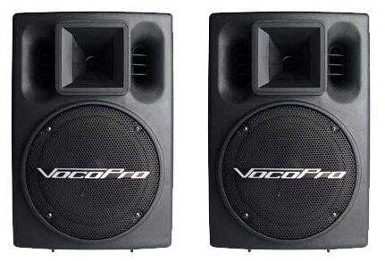 VocoPro PV-802 Powered Vocal Speakers (400 Watts), Main