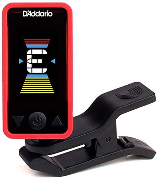 D'Addario Eclipse Headstock Tuner, Red, Red