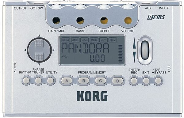 Korg Pandora PX5D Guitar and Bass Multi-Effects Processor, Main