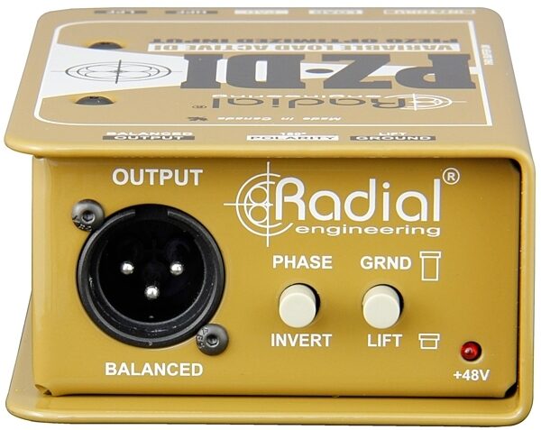 Radial PZDI Active DI Direct Box for Acoustic Instruments, New, view