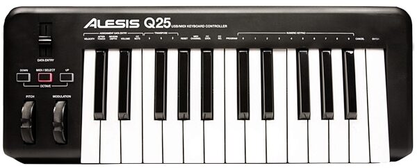 Alesis Q25 25-Key USB MIDI Keyboard Controller, Main