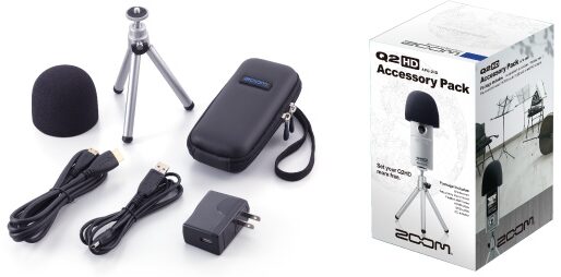 Zoom Q2HD Accessory Package, Main