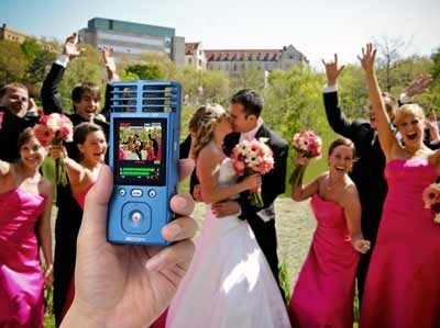 Zoom Q3 Handy Video Recorder, In Use - Wedding