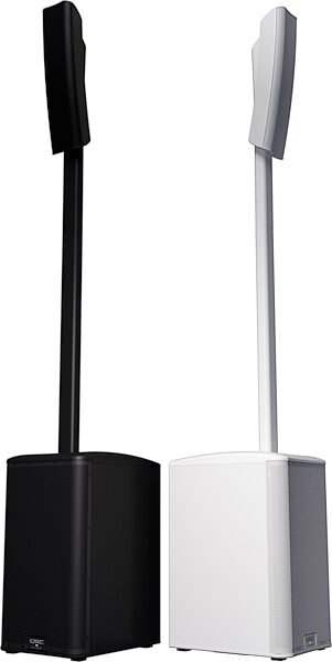 QSC KC12 K Column PA System, Black, KC12-BK, Action Position Back