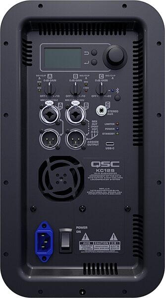 QSC KC12 K Column PA System, White, KC12-WH, Action Position Back