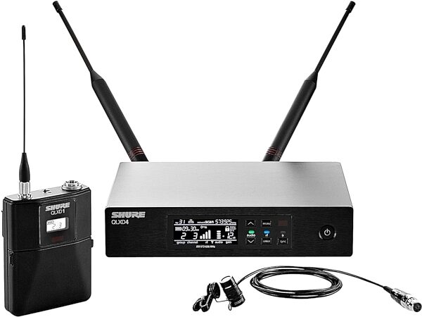 Shure QLXD14/83 Wireless System with WL183 Lavalier Microphone, Main