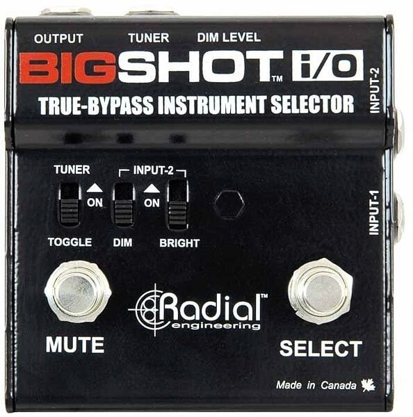 Radial Big Shot IO True Bypass Selector with Level Control, Main