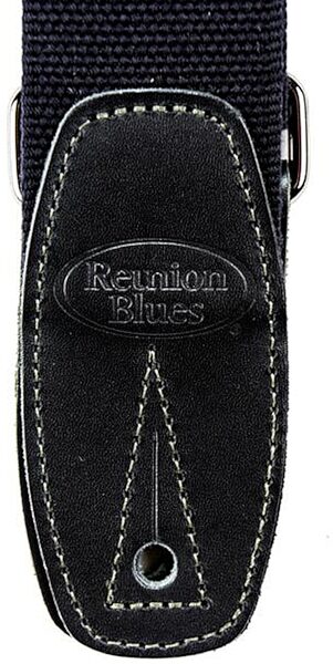 Reunion Blues Merino Wool Guitar Strap, Black, RBS-29, Action Position Back