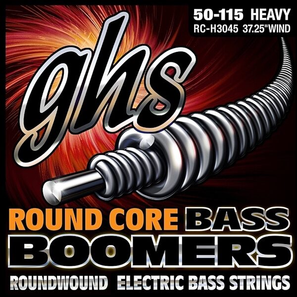 GHS Round Core Electric Bass Boomers Strings, Heavy