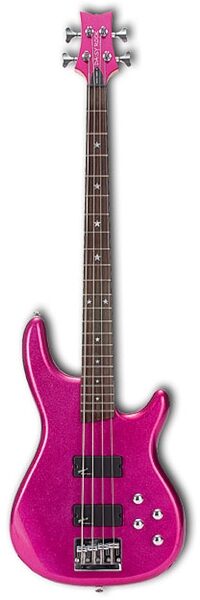 Daisy Rock Rock Candy Electric Bass, Atomic Pink